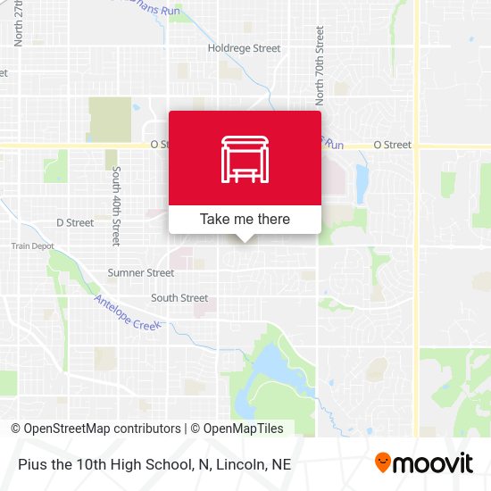 Pius the 10th High School, N map