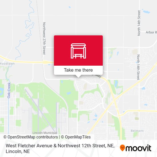 West Fletcher Avenue & Northwest 12th Street, NE map