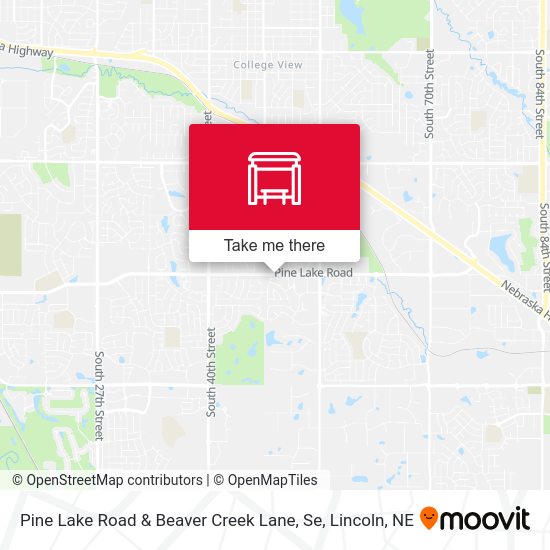 Mapa de Pine Lake Road & Beaver Creek Lane, Se