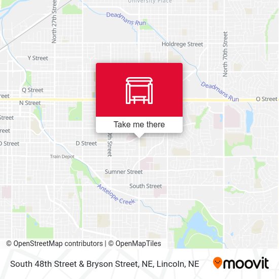 South 48th Street & Bryson Street, NE map