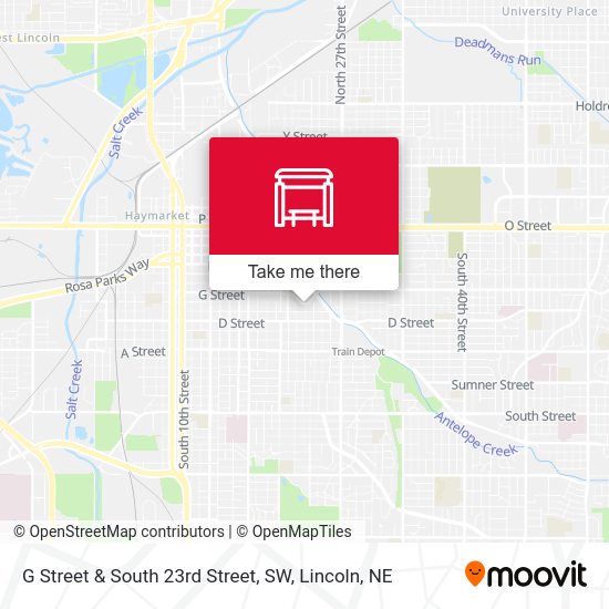 Mapa de G Street & South 23rd Street, SW
