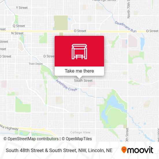 South 48th Street & South Street, NW map