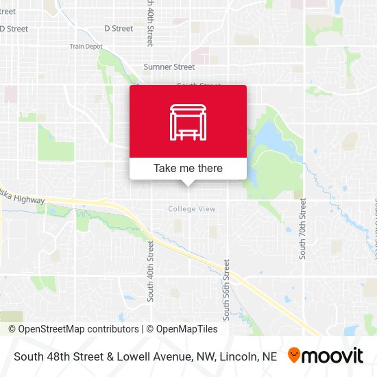South 48th Street & Lowell Avenue, NW map