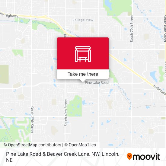 Mapa de Pine Lake Road & Beaver Creek Lane, NW