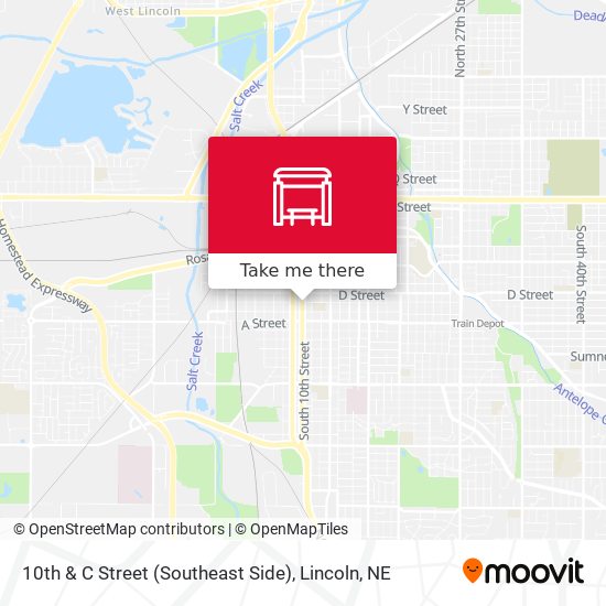 10th & C Street (Southeast Side) map