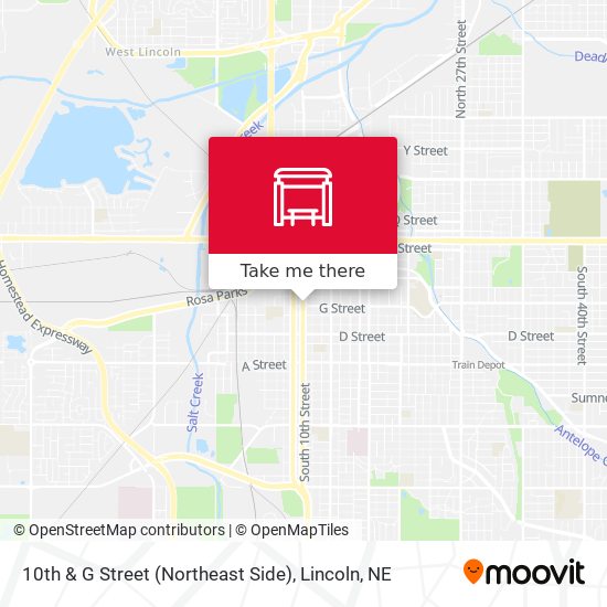 10th & G Street (Northeast Side) map