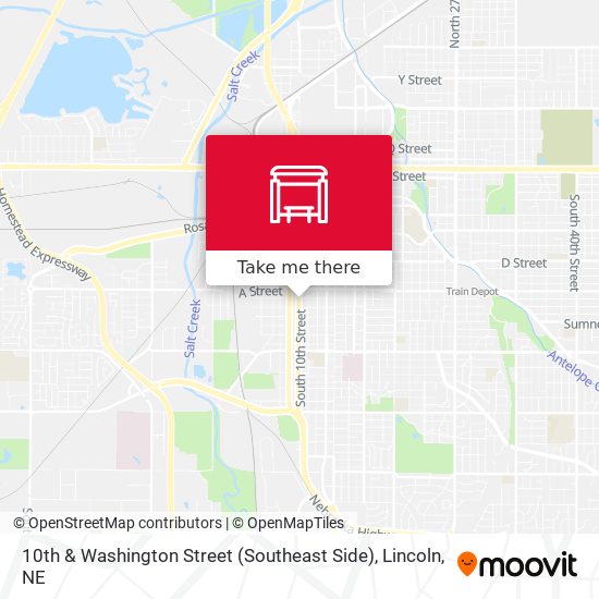 10th & Washington Street (Southeast Side) map