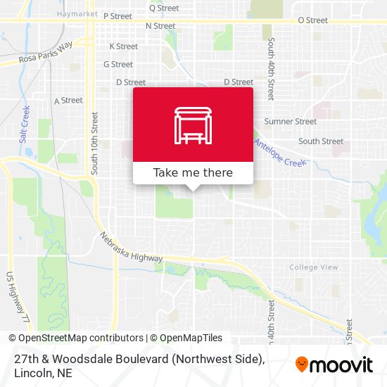 27th & Woodsdale Boulevard (Northwest Side) map