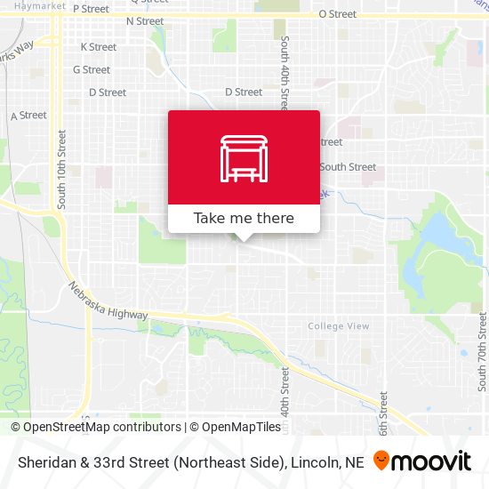 Sheridan & 33rd Street (Northeast Side) map