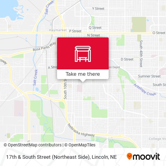 17th & South Street (Northeast Side) map