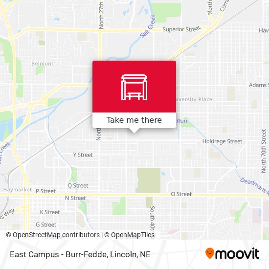 East Campus - Burr-Fedde map