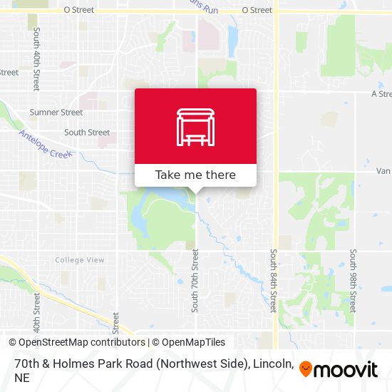 70th & Holmes Park Road (Northwest Side) map