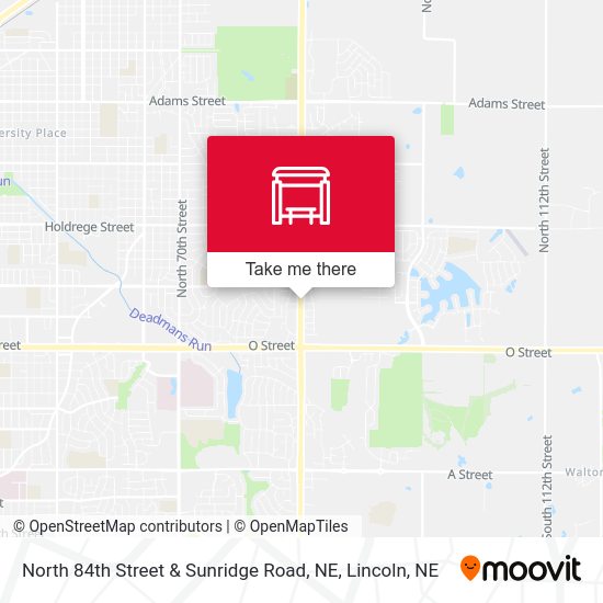 North 84th Street & Sunridge Road, NE map