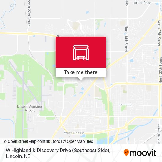 W Highland & Discovery Drive (Southeast Side) map