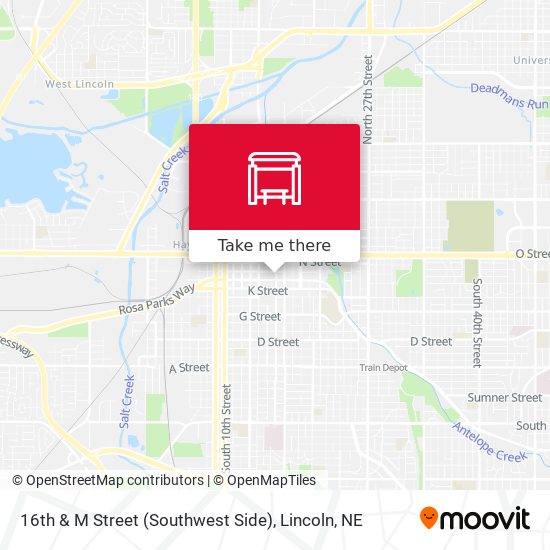 16th & M Street (Southwest Side) map