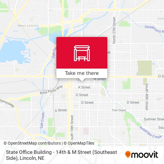 State Office Building - 14th & M Street (Southeast Side) map