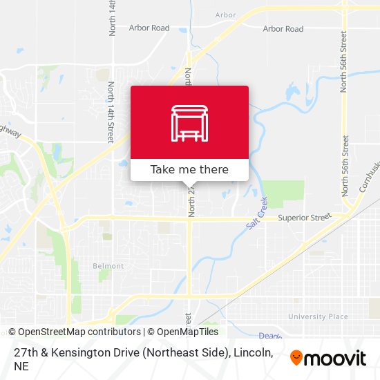 27th & Kensington Drive (Northeast Side) map