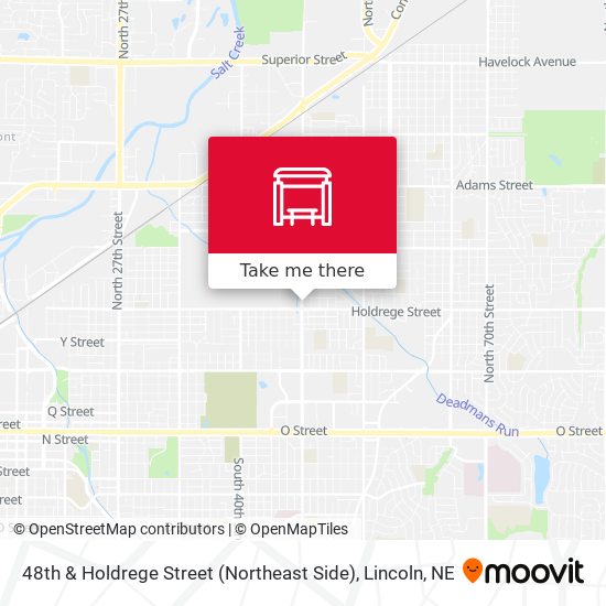 48th & Holdrege Street (Northeast Side) map