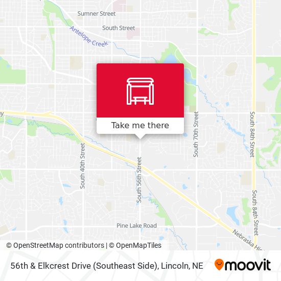 56th & Elkcrest Drive (Southeast Side) map