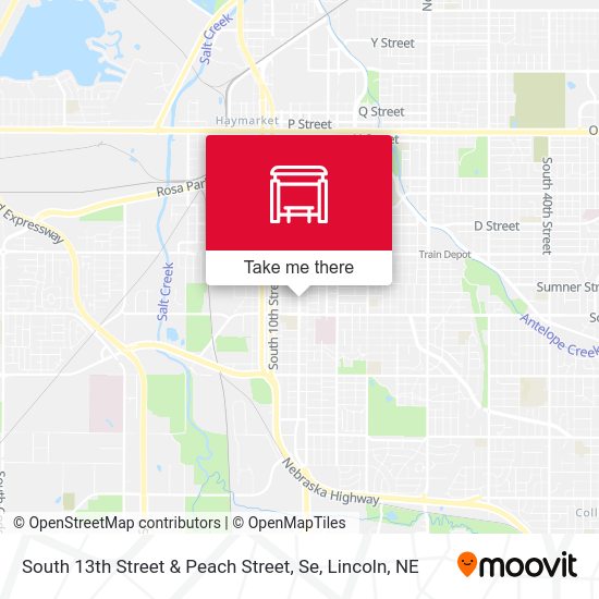 O & 32nd Street (Southwest Side) map