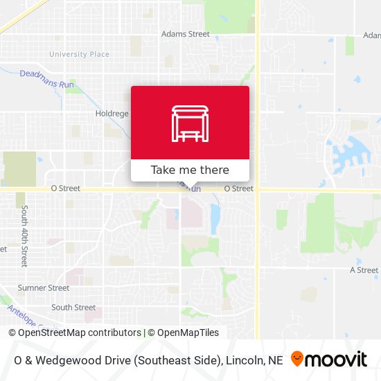 O & Wedgewood Drive (Southeast Side) map