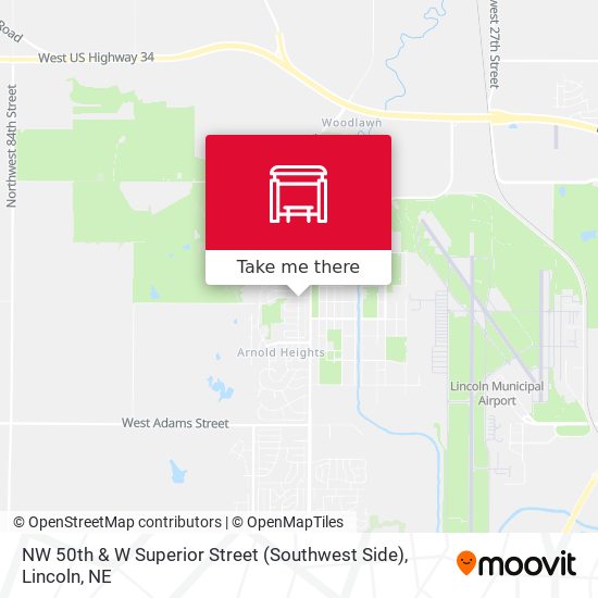 NW 50th & W Superior Street (Southwest Side) map