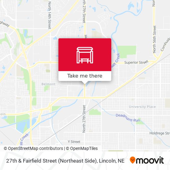 27th & Fairfield Street (Northeast Side) map