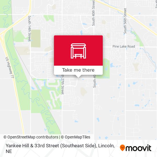 Yankee Hill & 33rd Street (Southeast Side) map