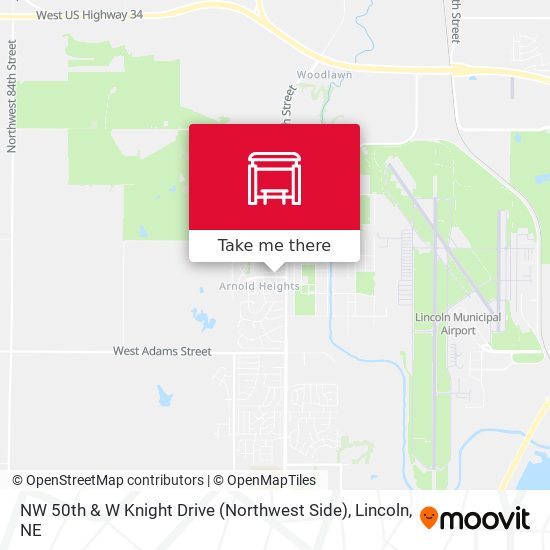 NW 50th & W Knight Drive (Northwest Side) map