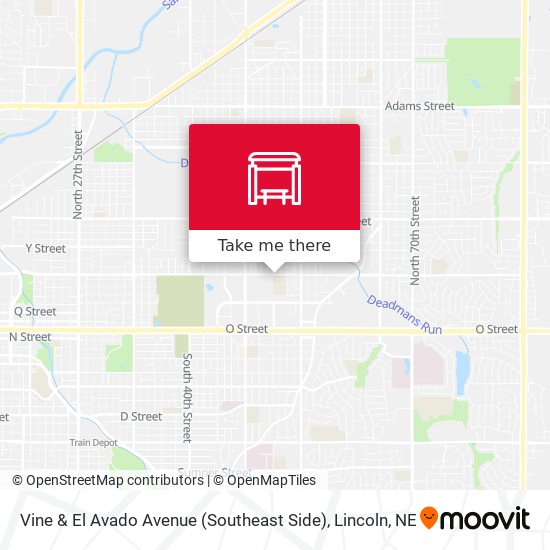 Vine & El Avado Avenue (Southeast Side) map