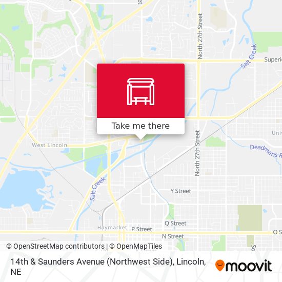 Mapa de 14th & Saunders Avenue (Northwest Side)