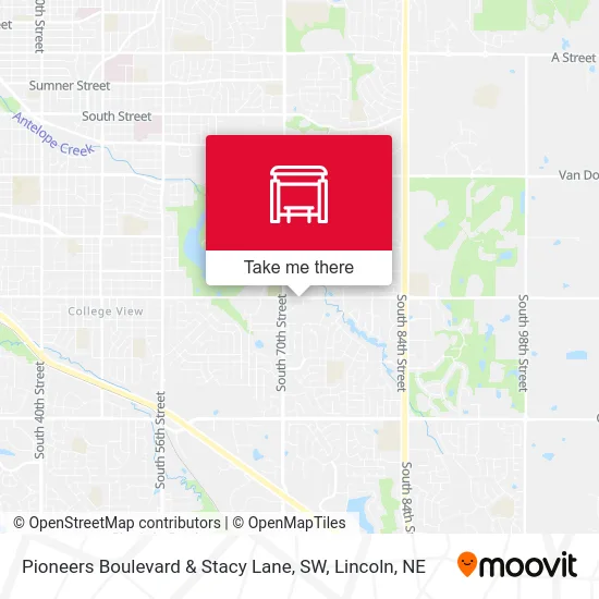 Pioneers Boulevard & Stacy Lane, SW map