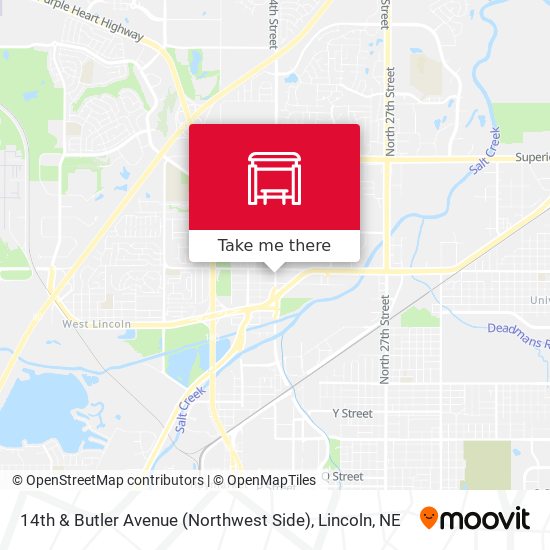 Pioneers Boulevard & South 70th Street, NE map