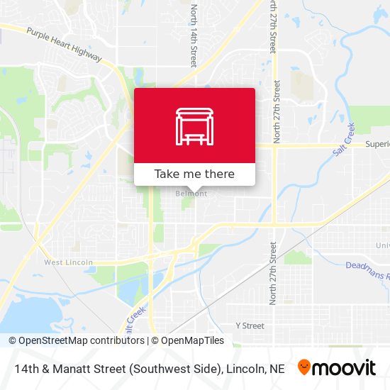 14th & Manatt Street (Southwest Side) map