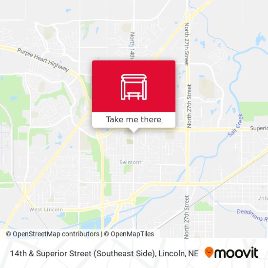 14th & Superior Street (Southeast Side) map