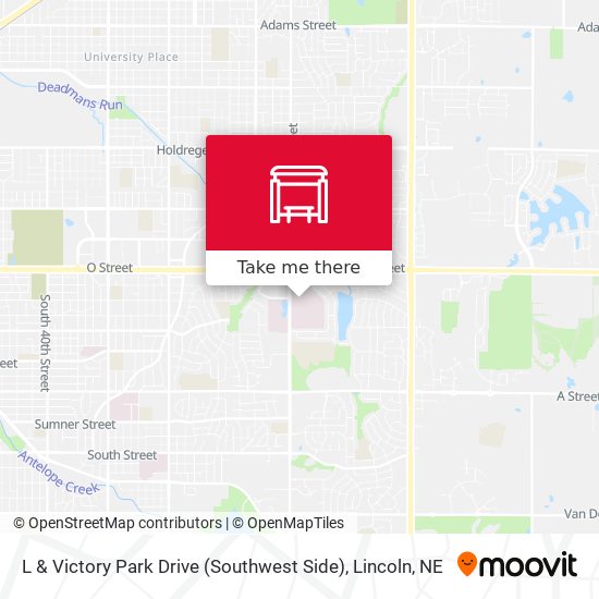 L & Victory Park Drive (Southwest Side) map