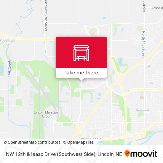 NW 12th & Isaac Drive (Southwest Side) map