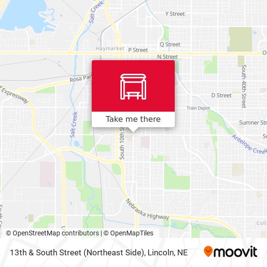 13th & South Street (Northeast Side) map