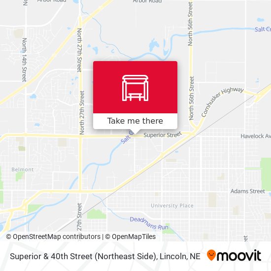 Superior & 40th Street (Northeast Side) map