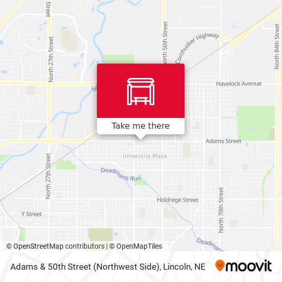 Adams & 50th Street (Northwest Side) map