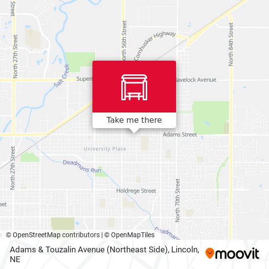 Adams & Touzalin Avenue (Northeast Side) map