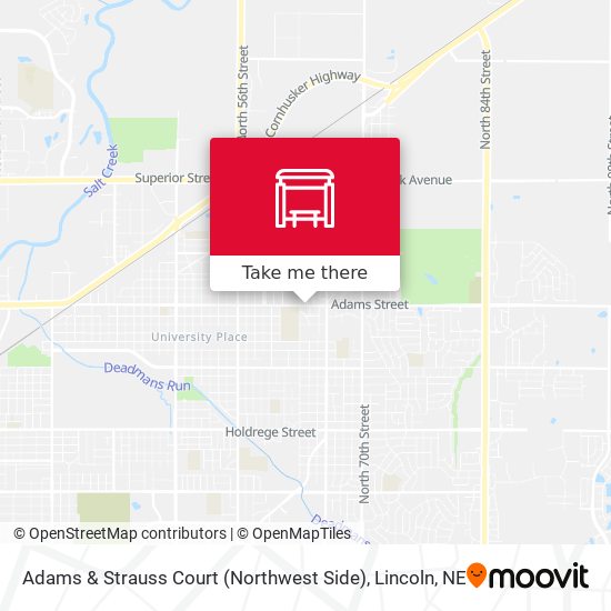 Adams & Strauss Court (Northwest Side) map