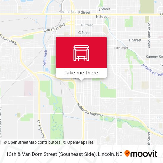 13th & Van Dorn Street (Southeast Side) map