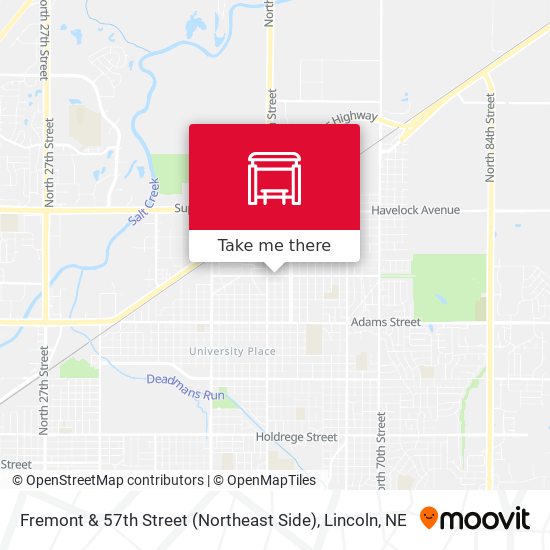 Fremont & 57th Street (Northeast Side) map