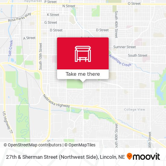 27th & Sherman Street (Northwest Side) map