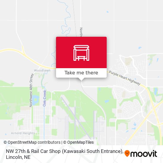 NW 27th & Rail Car Shop (Kawasaki South Entrance) map