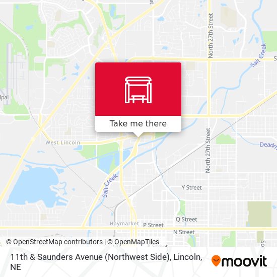 11th & Saunders Avenue (Northwest Side) map