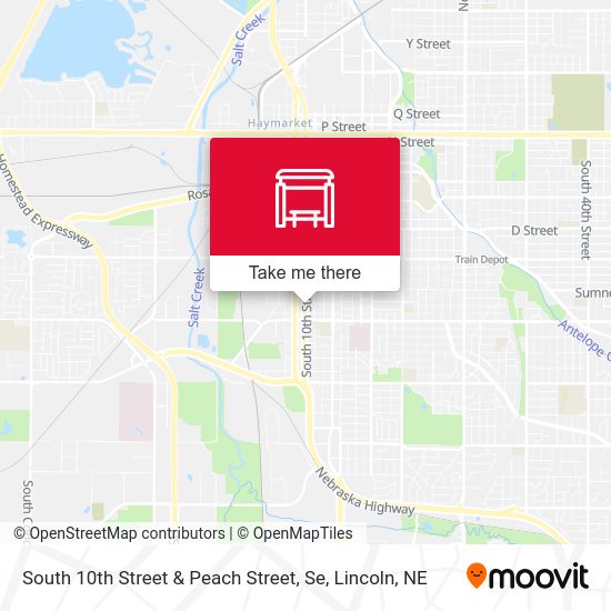 Southeast High School - 37th & Otoe Street (Northeast Side) map