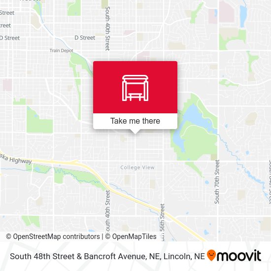 South 48th Street & Bancroft Avenue, NE map