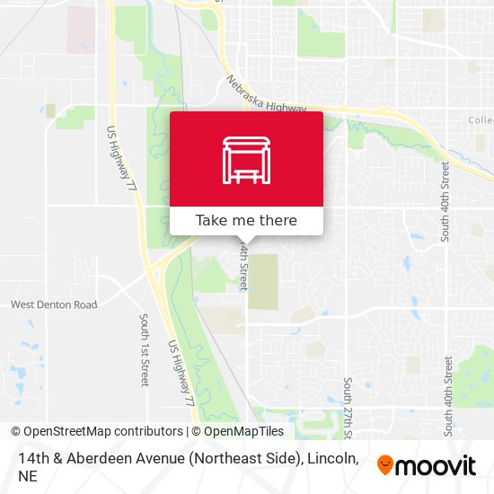 Adams Street & North 70th Street, Se map